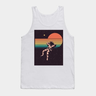 Retro Space Astronaut Tank Top